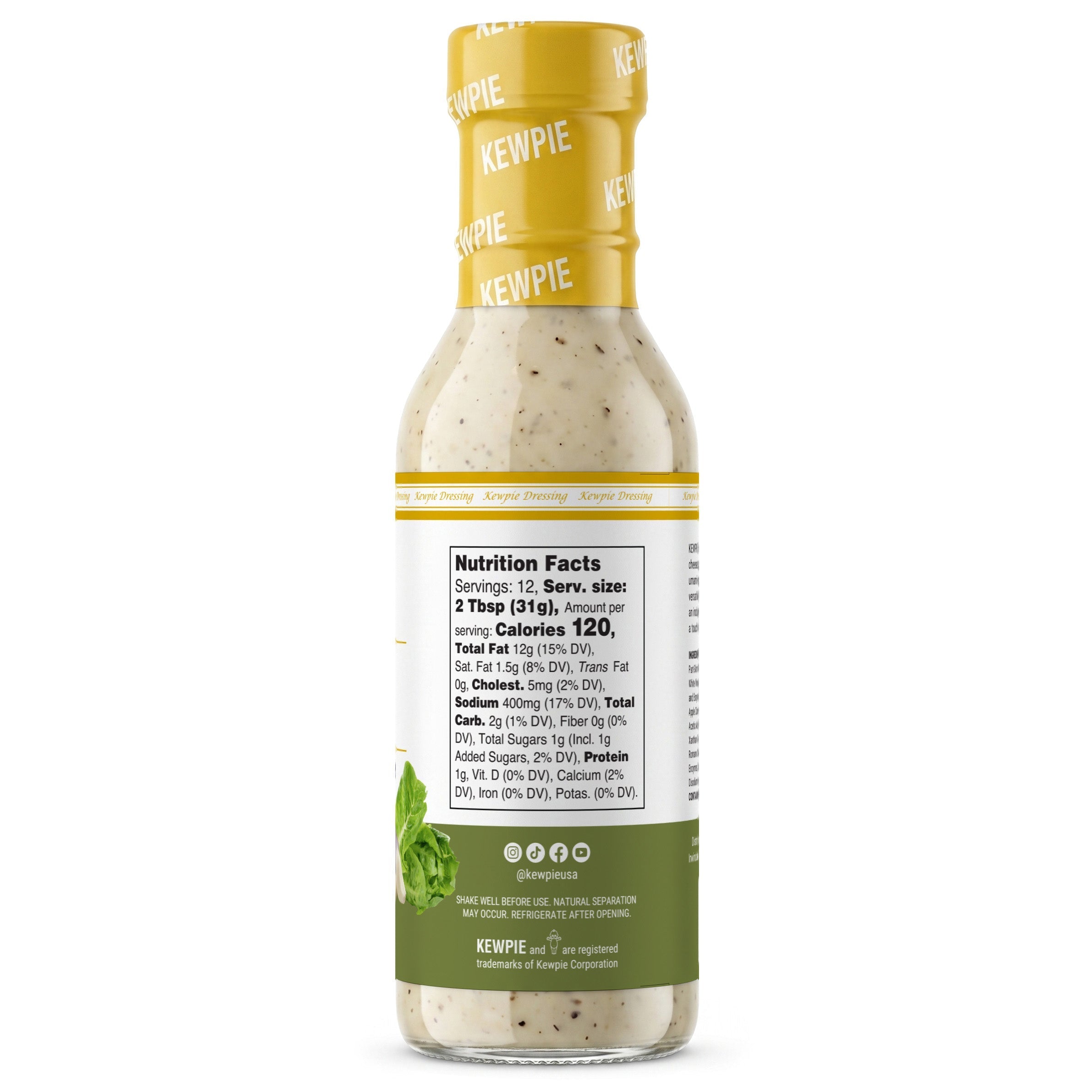 KEWPIE Creamy Caesar Dressing (12oz)